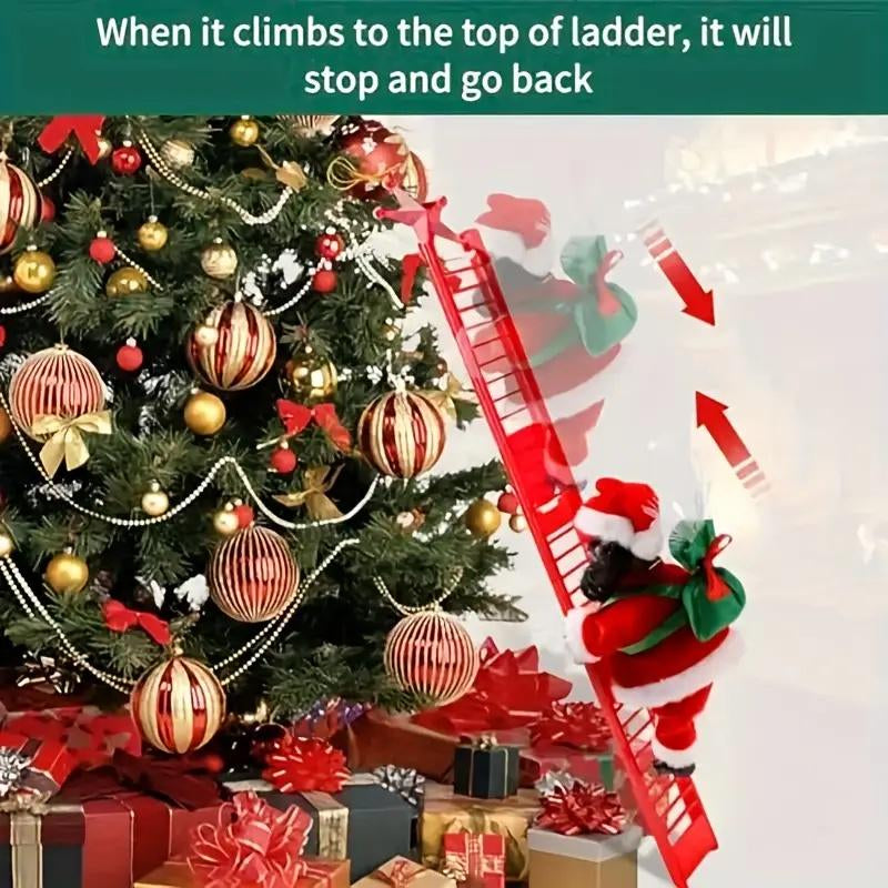 "Santa's Magic Ladder" - Musical Climbing Santa Decoration 🎅