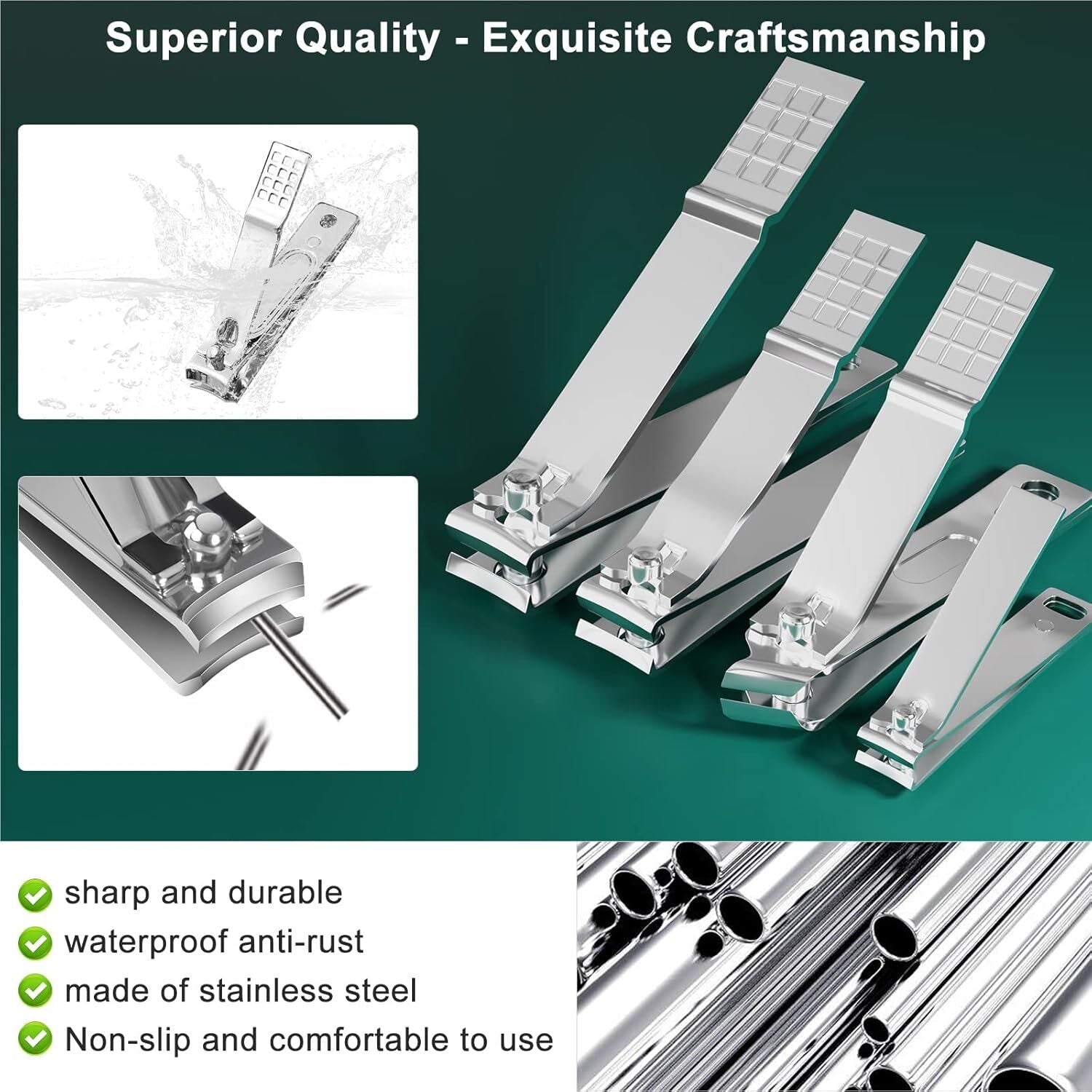 30 PCS SET Estuche De Herramientas Para Las Uñas Enterradas PEDICURA PROFESIONAL