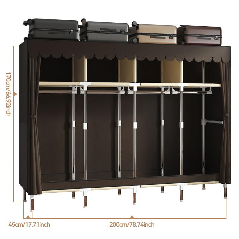 "The Orderly Oasis" - Freestanding Wardrobe Closet & Organizer 🌿