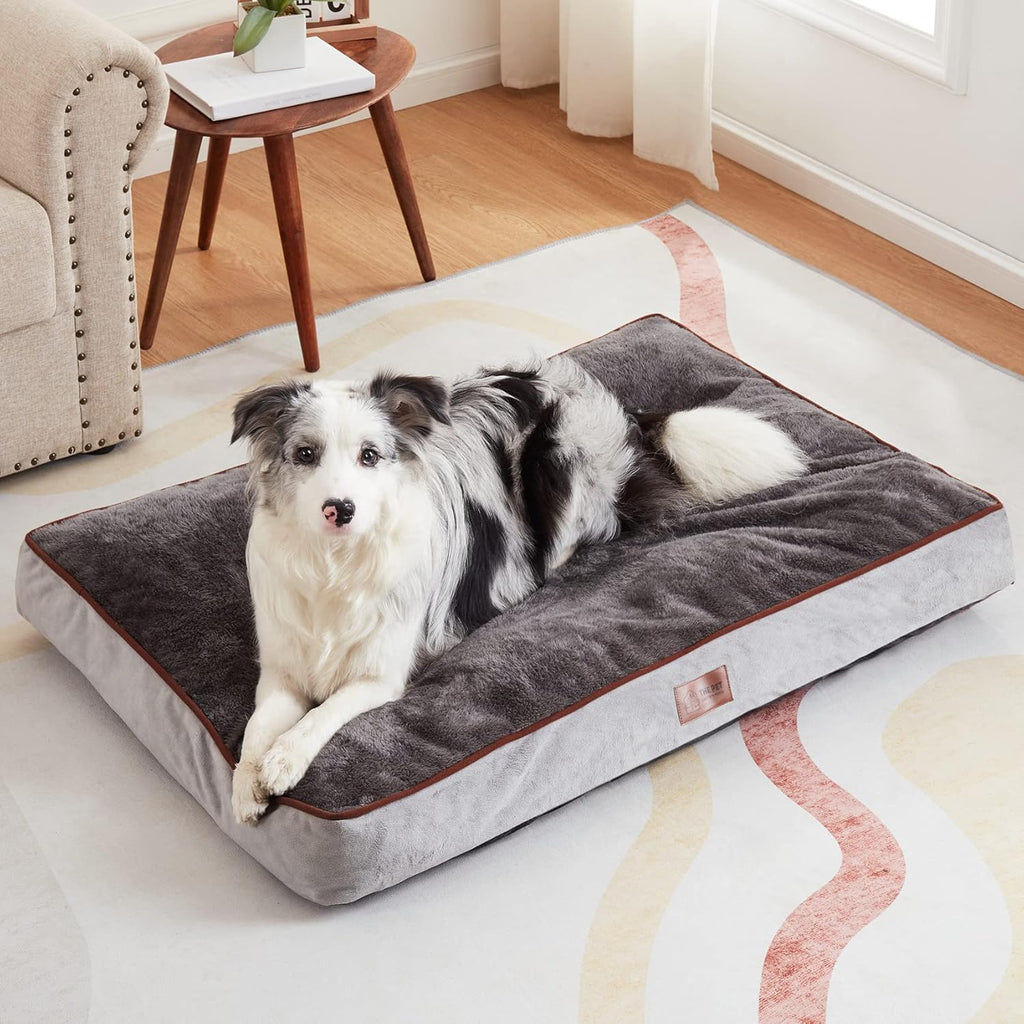 Dog Beds for Extra Large Dogs, Medium Dogs, Dog Crate Bed with Removable Washable Cover And, Pet Bed Pillow for Dog/Cat/Rabbit