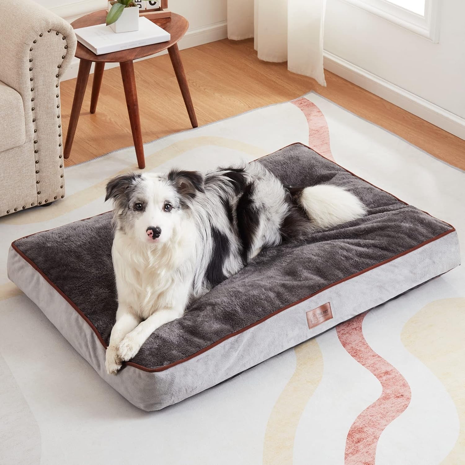 Dog Beds for Extra Large Dogs, Medium Dogs, Dog Crate Bed with Removable Washable Cover And, Pet Bed Pillow for Dog/Cat/Rabbit