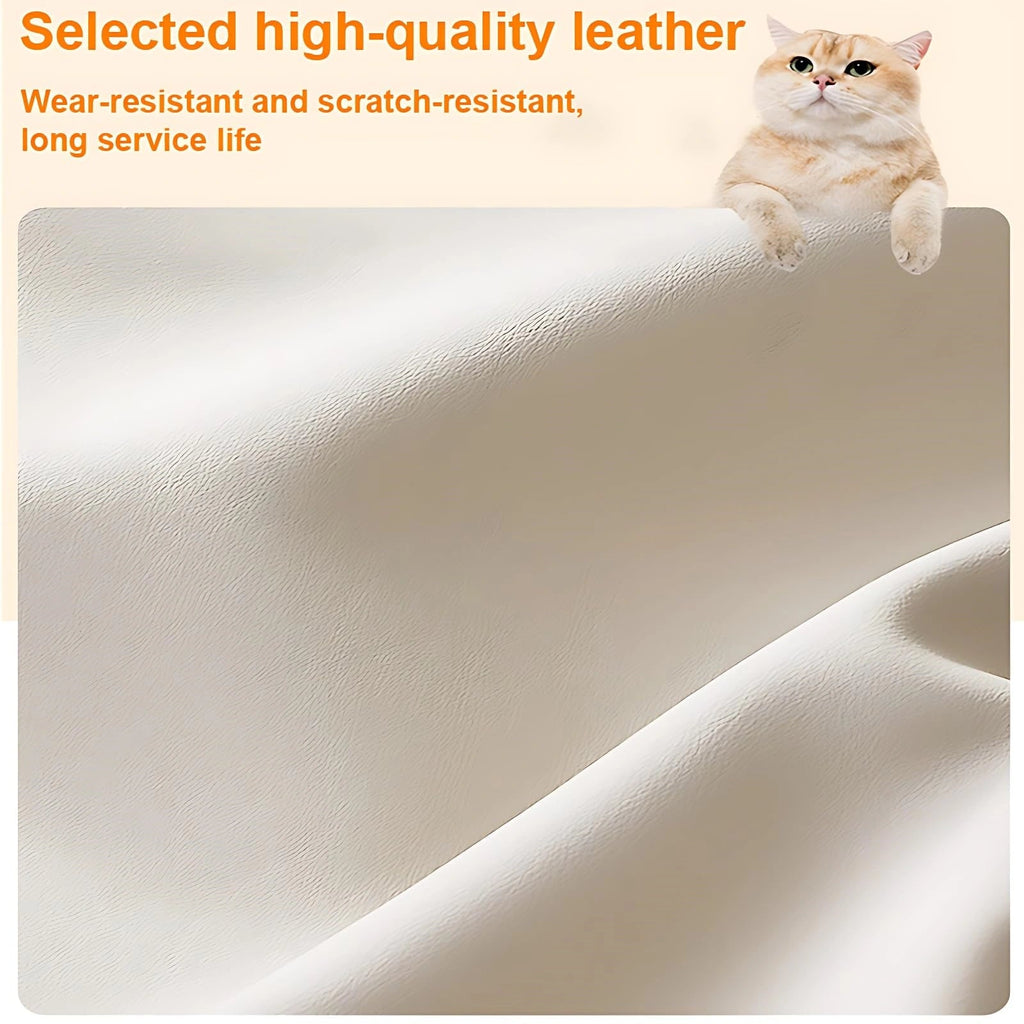 The Aihm-Lon Curved Leather Sectional