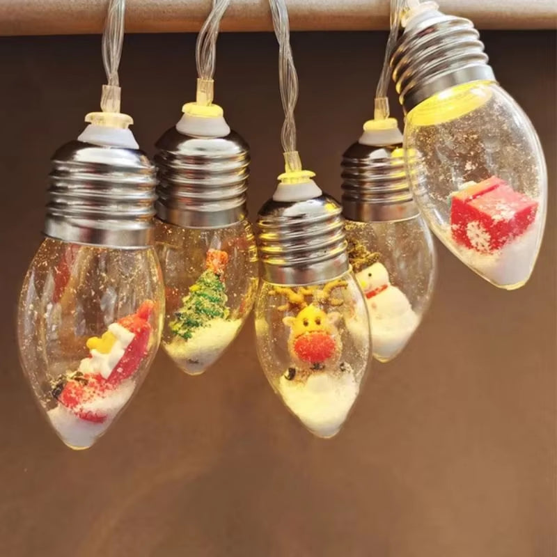 Whimsical Christmas Character String Lights