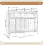 "The Orderly Oasis" - Freestanding Wardrobe Closet & Organizer 🌿