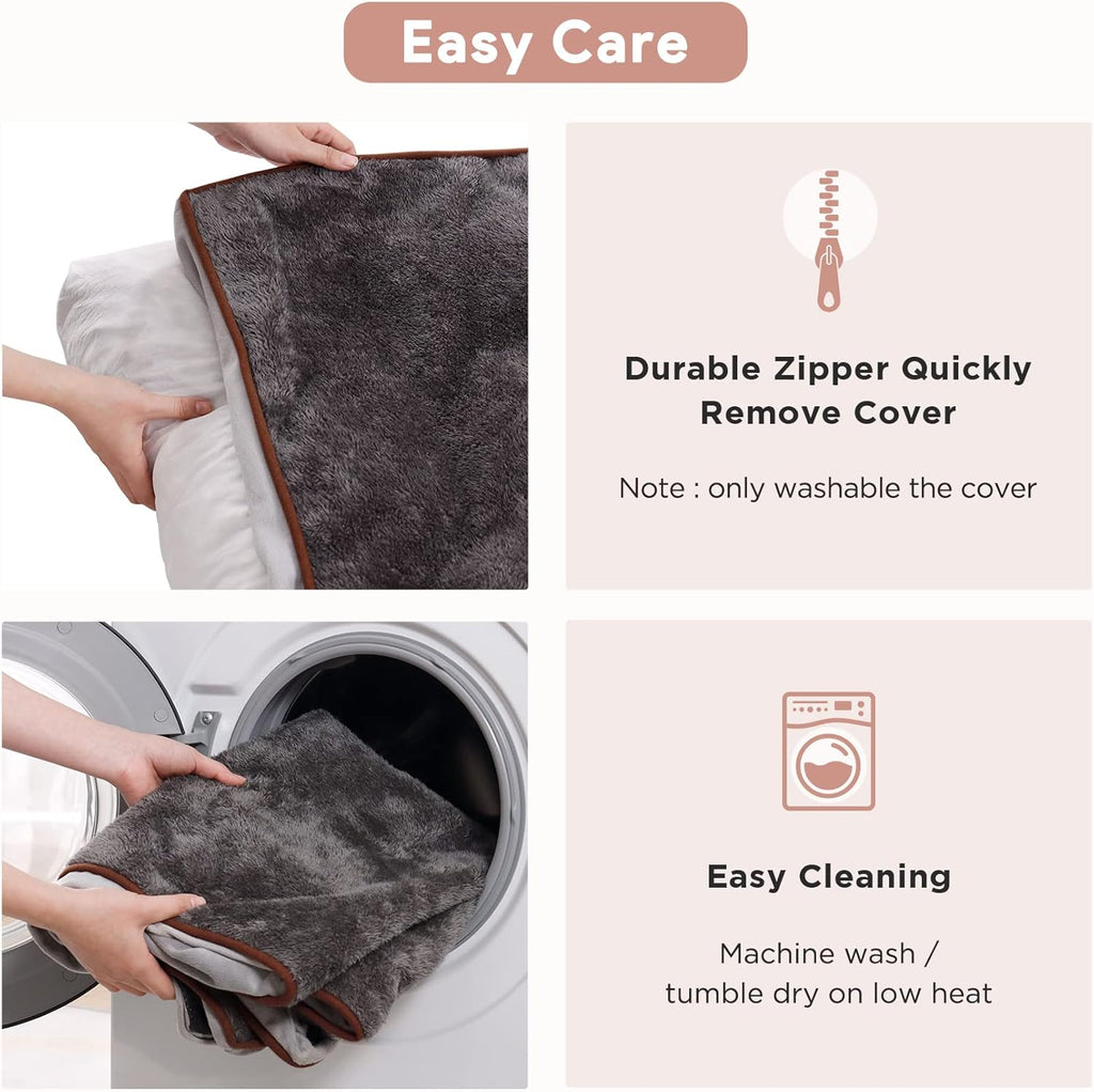 Dog Beds for Extra Large Dogs, Medium Dogs, Dog Crate Bed with Removable Washable Cover And, Pet Bed Pillow for Dog/Cat/Rabbit
