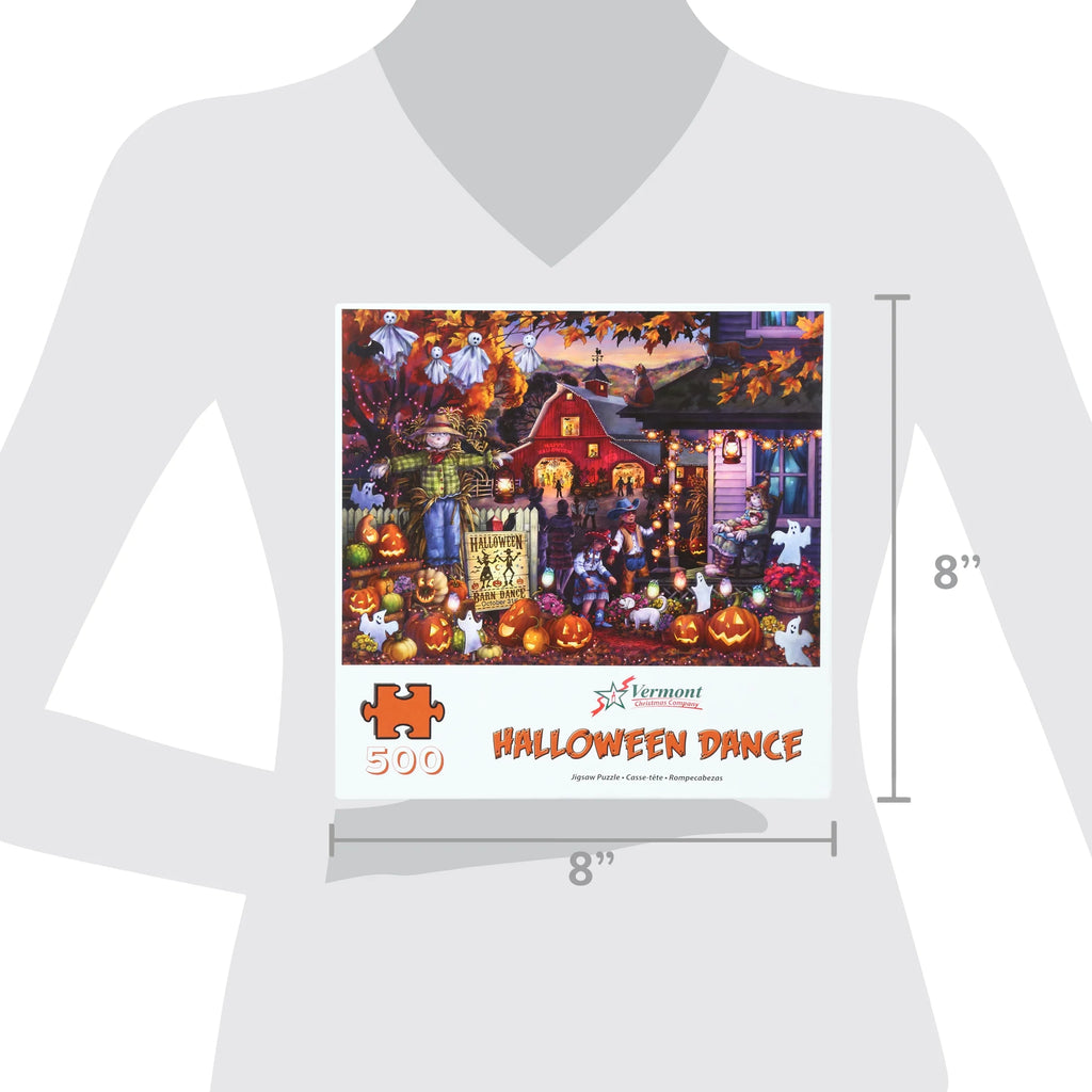 500-Piece Halloween Dance Cardboard Jigsaw Puzzle