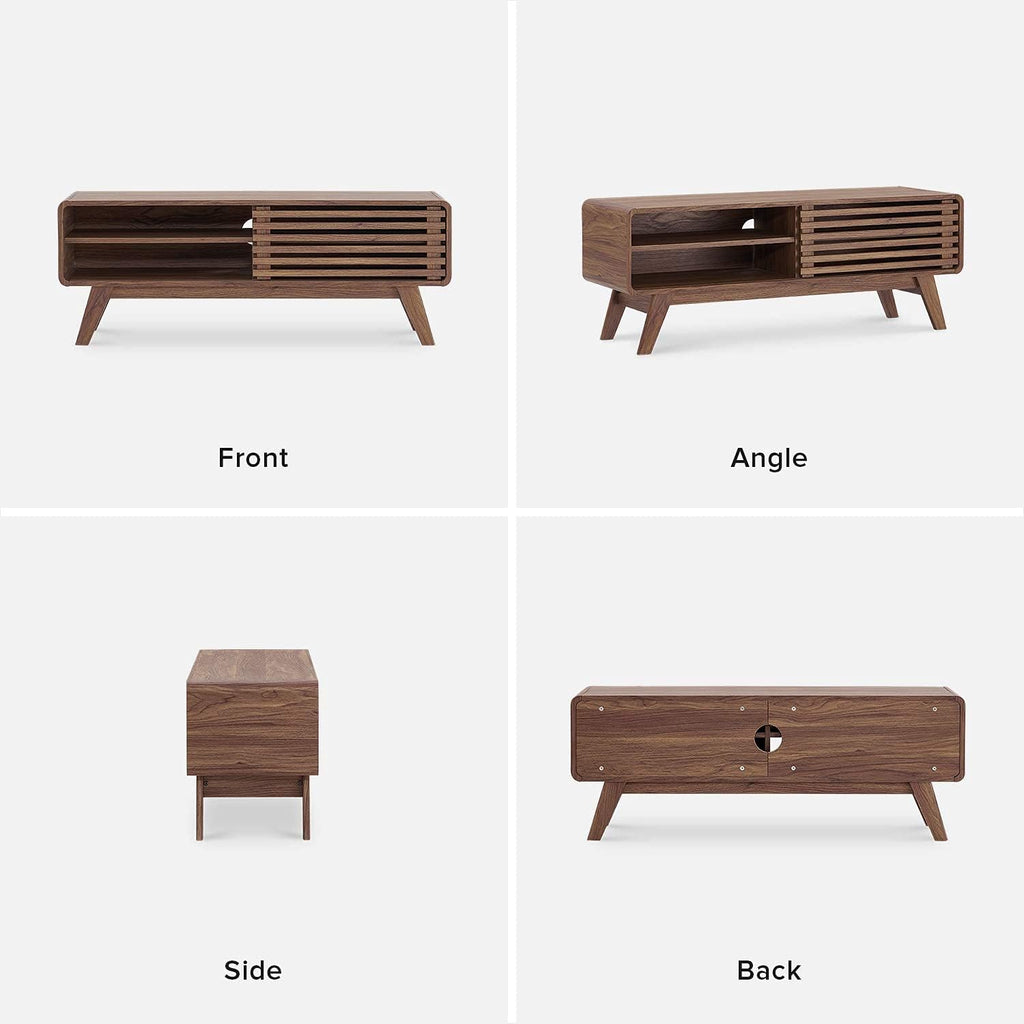 The Ensley 46" Mid-Century Modern TV Stand | Sleek & Uncluttered Style