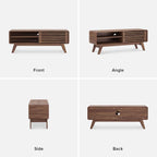 The Ensley 46" Mid-Century Modern TV Stand | Sleek & Uncluttered Style