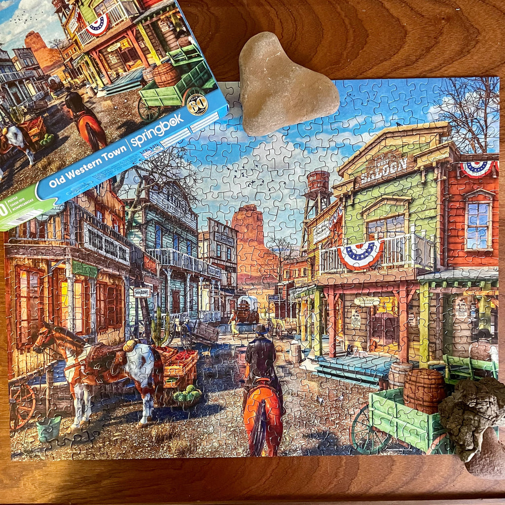 Old Western Town 500 Pc Puzzle |