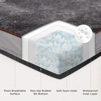 Dog Beds for Extra Large Dogs, Medium Dogs, Dog Crate Bed with Removable Washable Cover And, Pet Bed Pillow for Dog/Cat/Rabbit