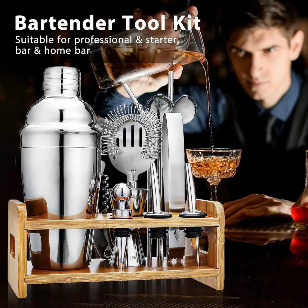 Unleash Your Inner Mixologist: The Complete 14-Piece Bartender Kit