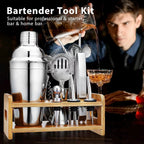 Unleash Your Inner Mixologist: The Complete 14-Piece Bartender Kit