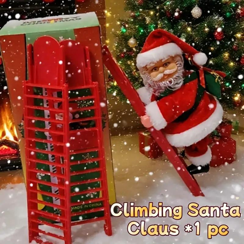 "Santa's Magic Ladder" - Musical Climbing Santa Decoration 🎅