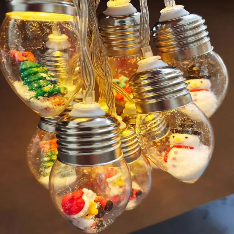 Whimsical Christmas Character String Lights