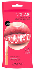 Volume Lip Enhancer, Lip Gloss for Fullness Texture and Glossy Finish, Transparent Formula with Oligopeptides for Natural Shine and Volume 10Ml