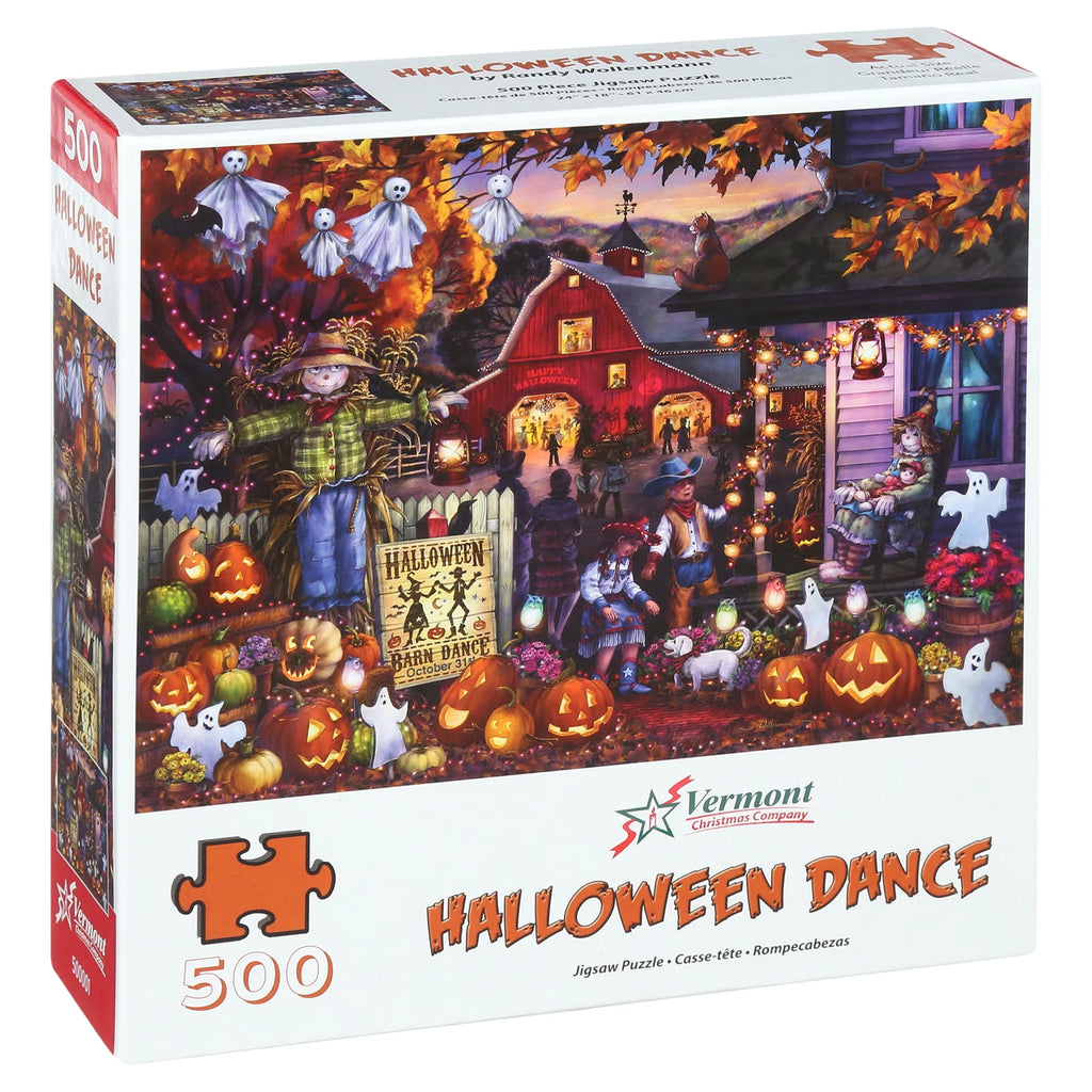 500-Piece Halloween Dance Cardboard Jigsaw Puzzle