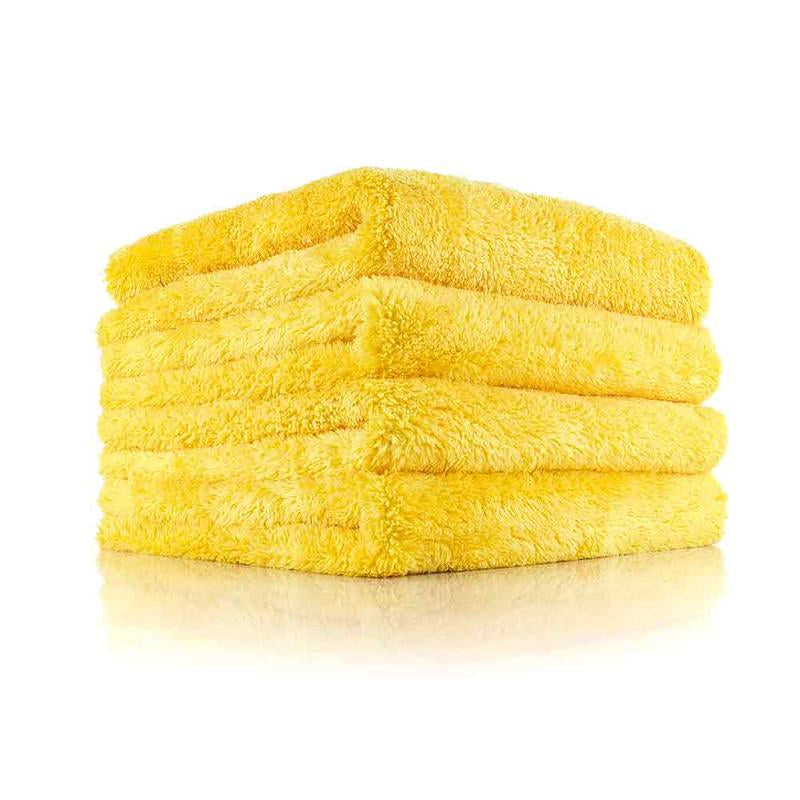 The Rag Company Eagle Edgeless 500 4-Pack Professional Korean 70/30 Blend Super Plush Microfiber Detailing Towels 500GSM Car Cleaning Supplies