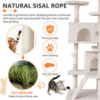 Your Cat's Dream Kingdom: The 54" Multi-Level Cat Tower