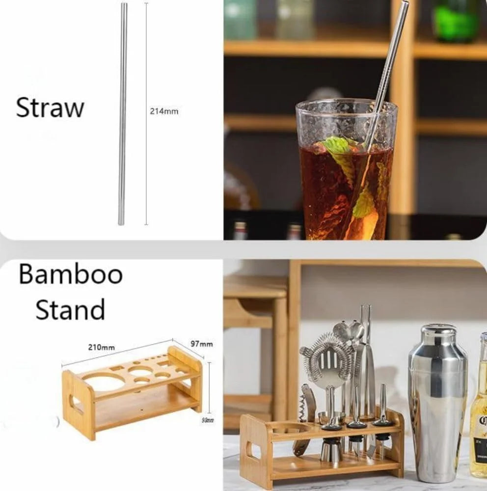 Unleash Your Inner Mixologist: The Complete 14-Piece Bartender Kit