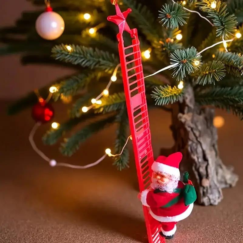 "Santa's Magic Ladder" - Musical Climbing Santa Decoration 🎅