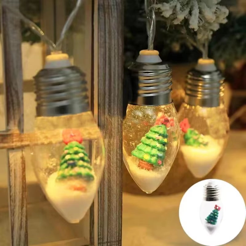 Whimsical Christmas Character String Lights