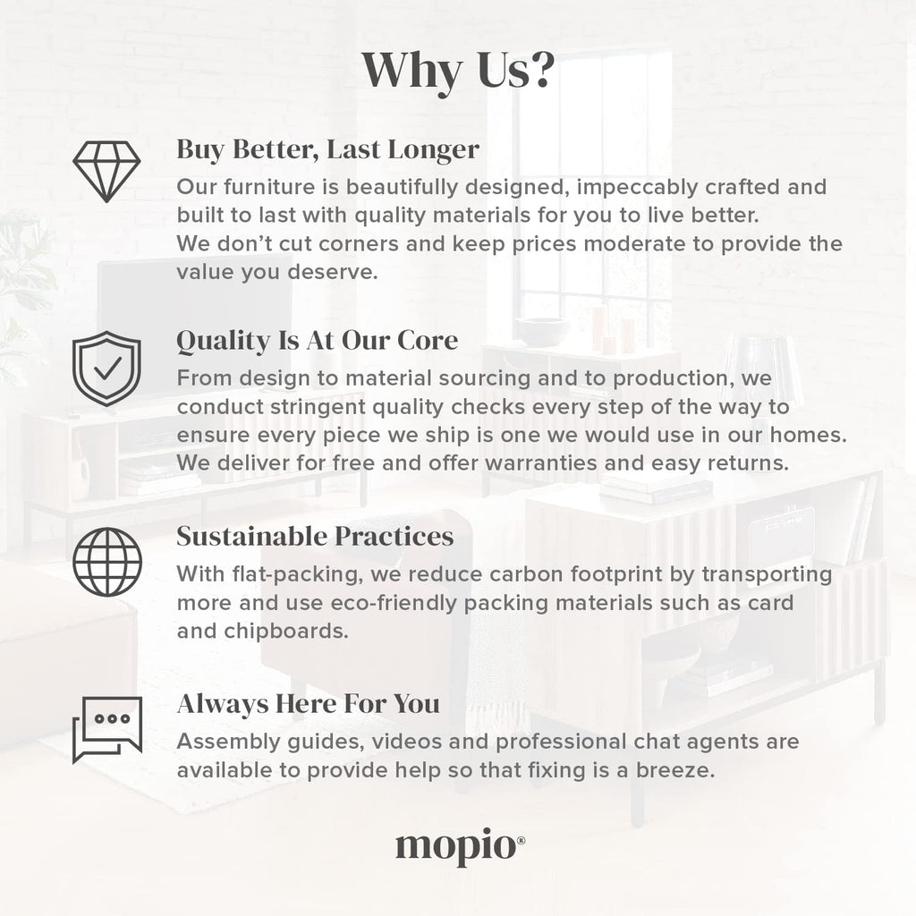 The Ensley 46" Mid-Century Modern TV Stand | Sleek & Uncluttered Style