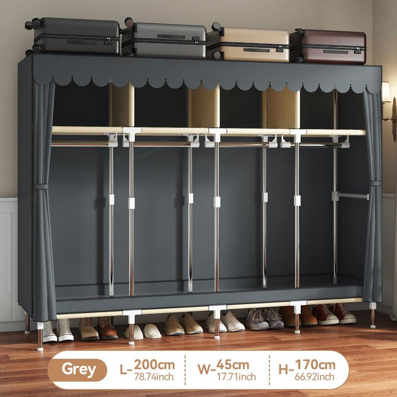 "The Orderly Oasis" - Freestanding Wardrobe Closet & Organizer 🌿