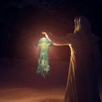 LED Jellyfish Light DIY Jellyfish Hang Lamp Atmosphere Decorative Lamp for Party Handmade Decorative Ball Lamp for Living Room