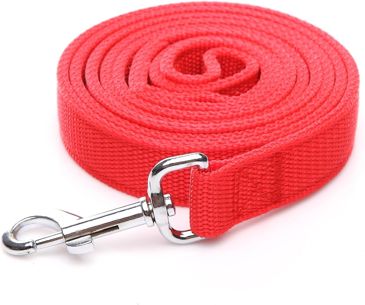 Nylon Dog Leash with 2-Layer, 4 FT/ 6 FT/ 7FT Long, 1 Inch Wide for Medium Large Dogs
