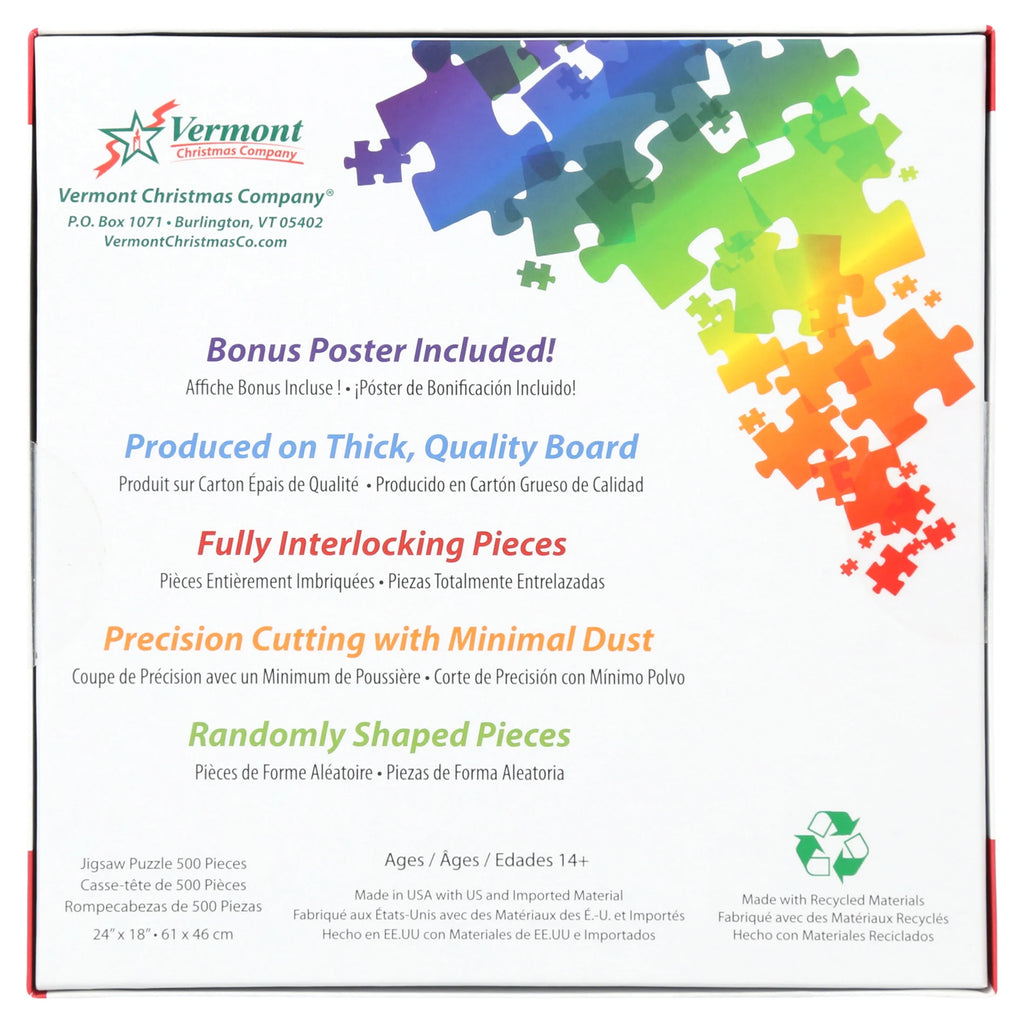 500-Piece Halloween Dance Cardboard Jigsaw Puzzle