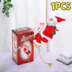 "Santa's Magic Ladder" - Musical Climbing Santa Decoration 🎅