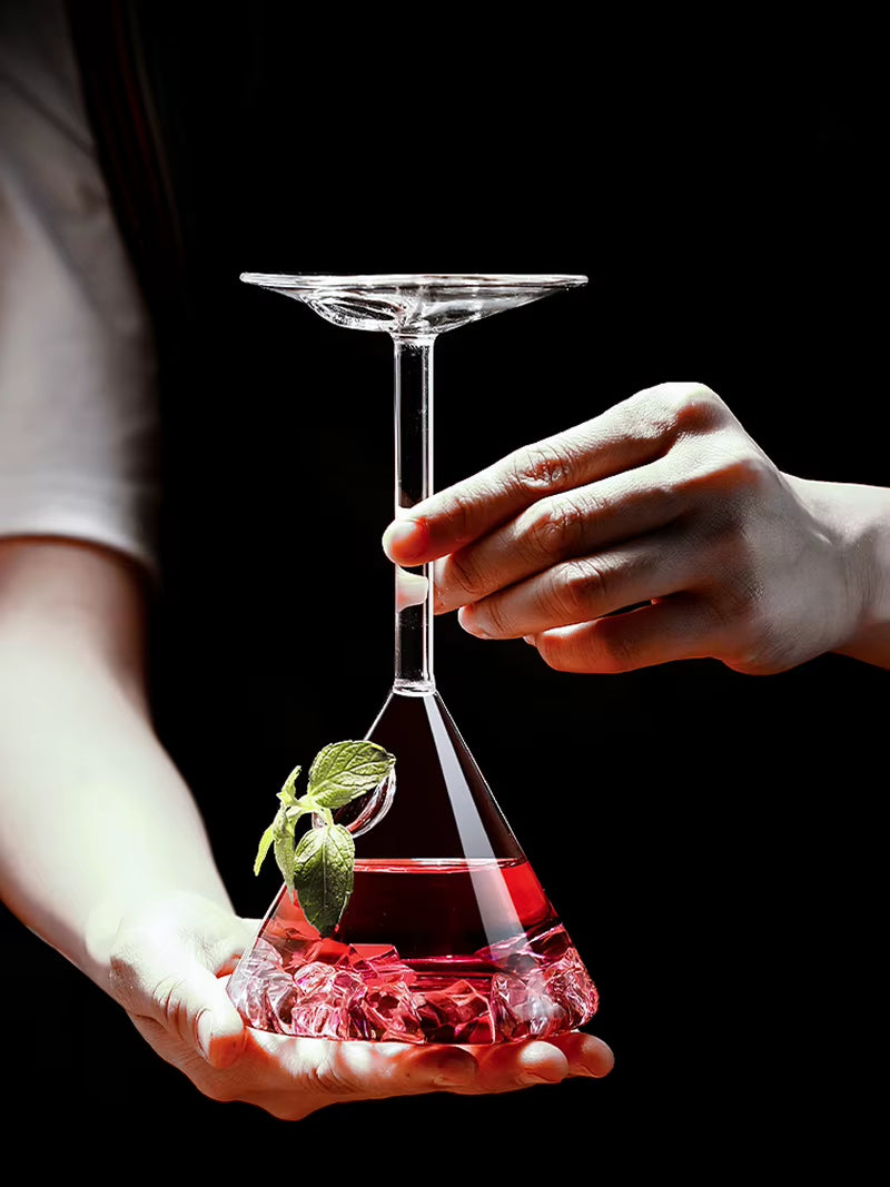 The Topsy-Turvy Cocktail Glass