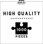 Henley Place Space Puzzle - 1000 Piece Deepspace Puzzle for Adults, Outerspace Jigsaw with Fun Fact & Reference Poster, NASA Nebula Illustration 20X27 Inches